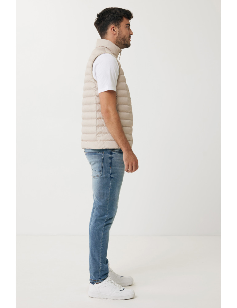 Bodywarmer homme IQONIQ Meru en polyester recyclé personnalisable