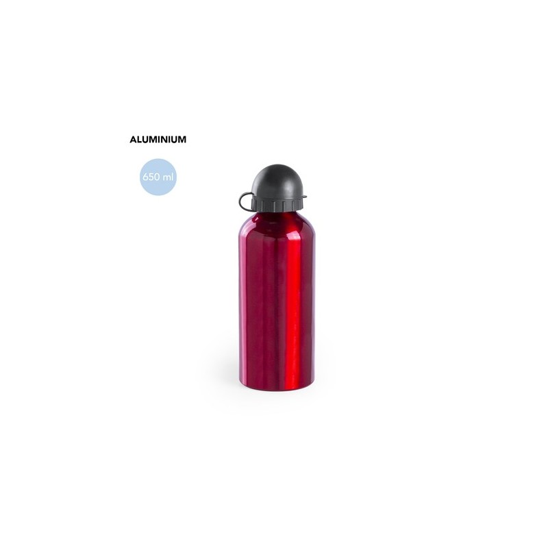 Gourde Aluminium Personnalisée 650 ml pas cher - Barrister Matières : aluminium Couleurs : noir personnalisation rapide en Franc