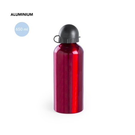 Gourde Aluminium Personnalisée 650 ml pas cher - Barrister Matières : aluminium Couleurs : noir personnalisation rapide en Franc
