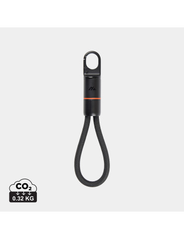 Câble mousqueton avec charge rapide 60W Nordic Drift Everest personnalisable