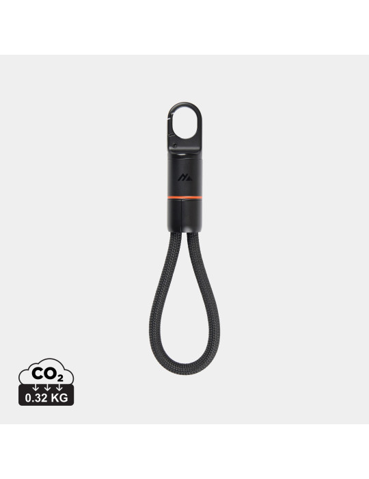 Câble mousqueton avec charge rapide 60W Nordic Drift Everest personnalisable