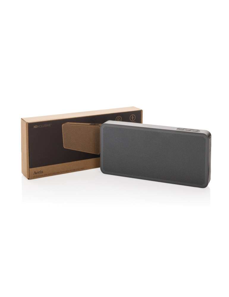 Enceinte ultra-fine Aeris 10 W à batterie amovible personnalisable