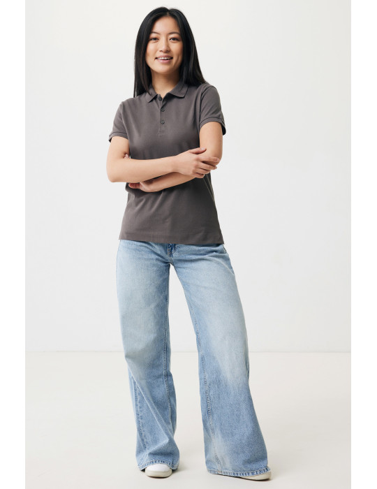 Polo femme IQONIQ Yosemite coton recyclé et bio 220 g/m² personnalisable