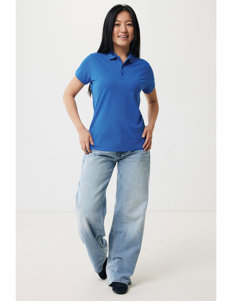 Polo femme IQONIQ Yosemite coton recyclé et bio 220 g/m² personnalisable