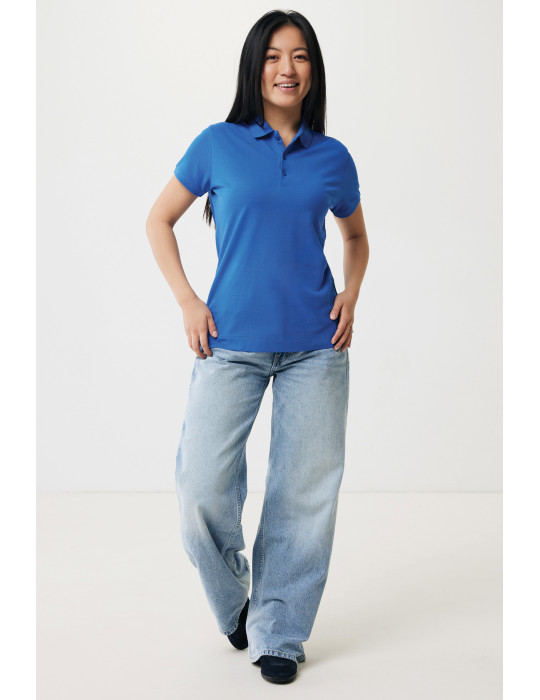 Polo femme IQONIQ Yosemite coton recyclé et bio 220 g/m² personnalisable