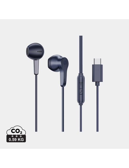 Écouteurs filaires USB-C Hartford Urban Vitamin personnalisables