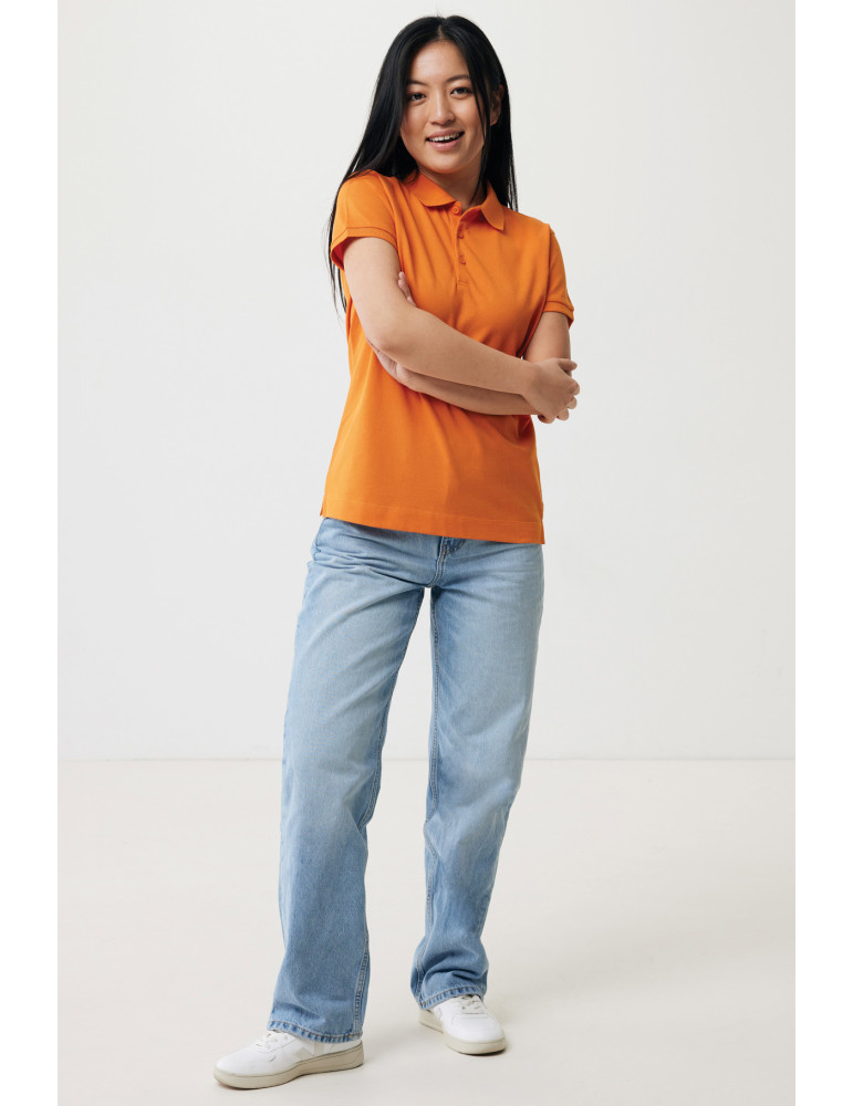 Polo femme IQONIQ Yosemite coton recyclé et bio 220 g/m² personnalisable