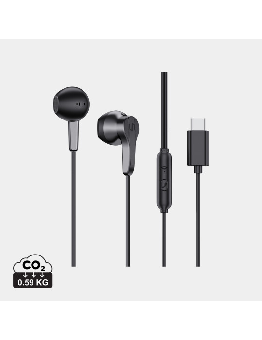Écouteurs filaires USB-C Hartford Urban Vitamin personnalisables