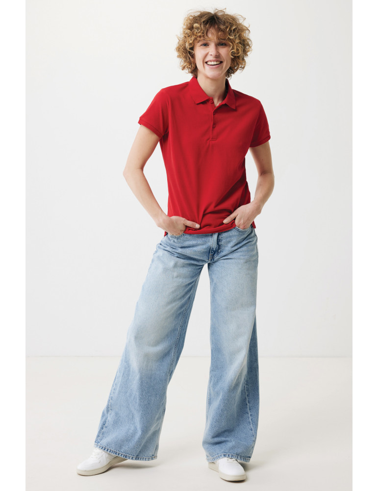 Polo femme IQONIQ Yosemite coton recyclé et bio 220 g/m² personnalisable