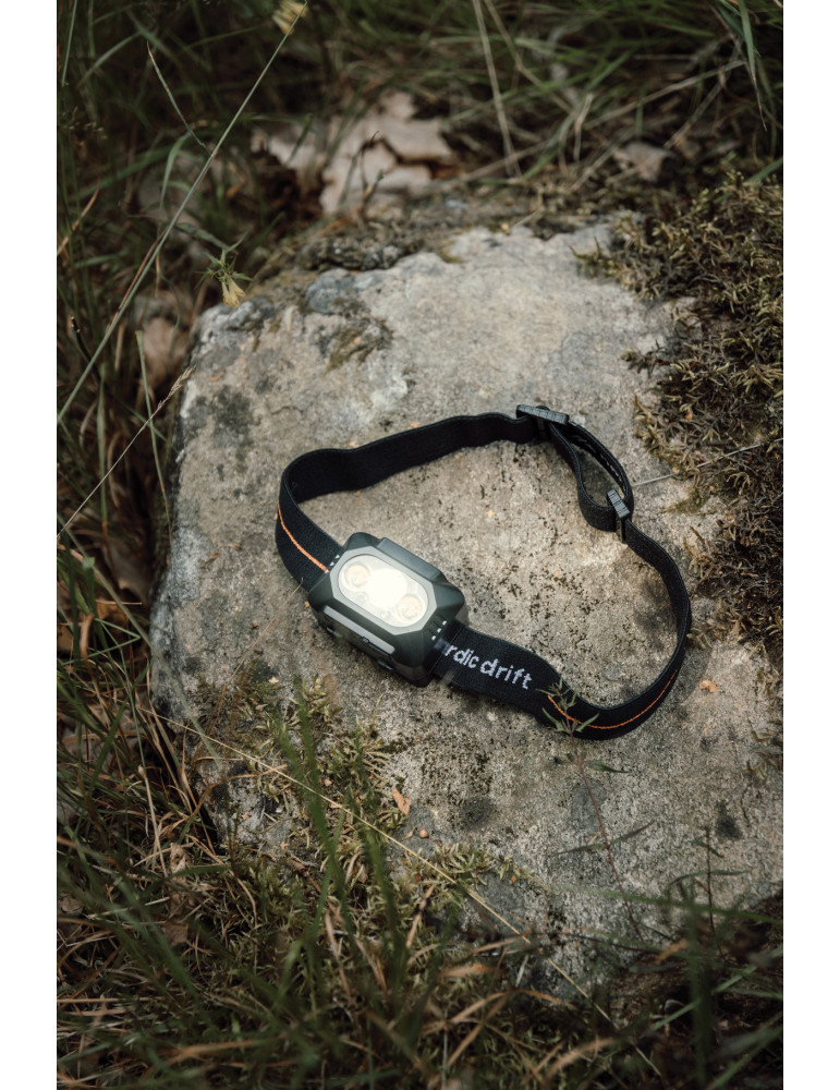Lampe frontale à double batterie Nordic Drift Everest personnalisable