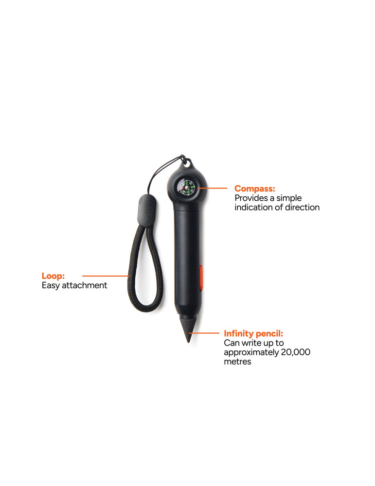Crayon infini avec boussole RCS Nordic Drift Trail personnalisable