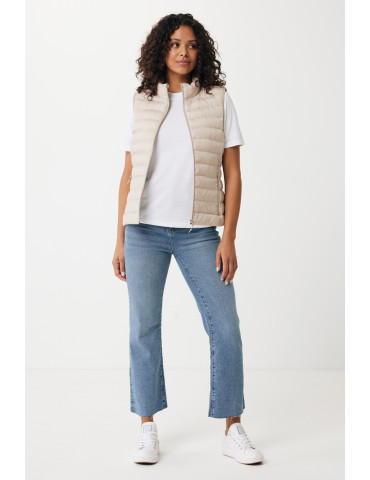 Bodywarmer femme IQONIQ Meru en polyester recyclé personnalisable