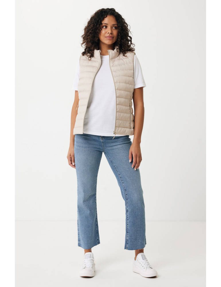 Bodywarmer femme IQONIQ Meru en polyester recyclé personnalisable