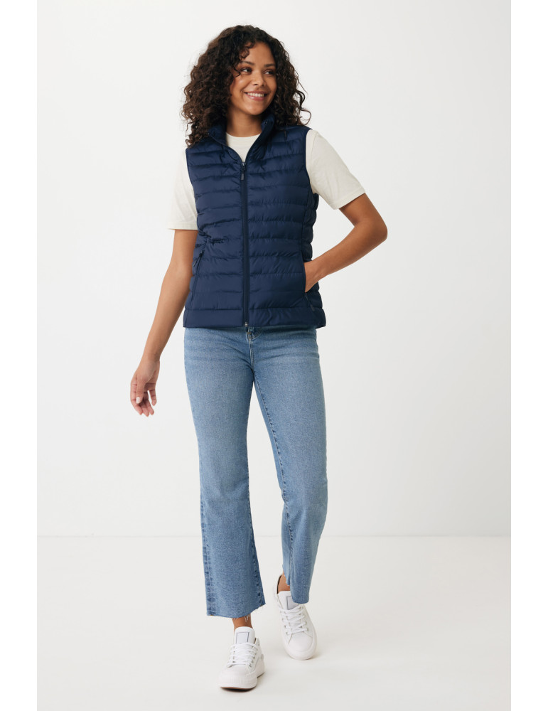 Bodywarmer femme IQONIQ Meru en polyester recyclé personnalisable