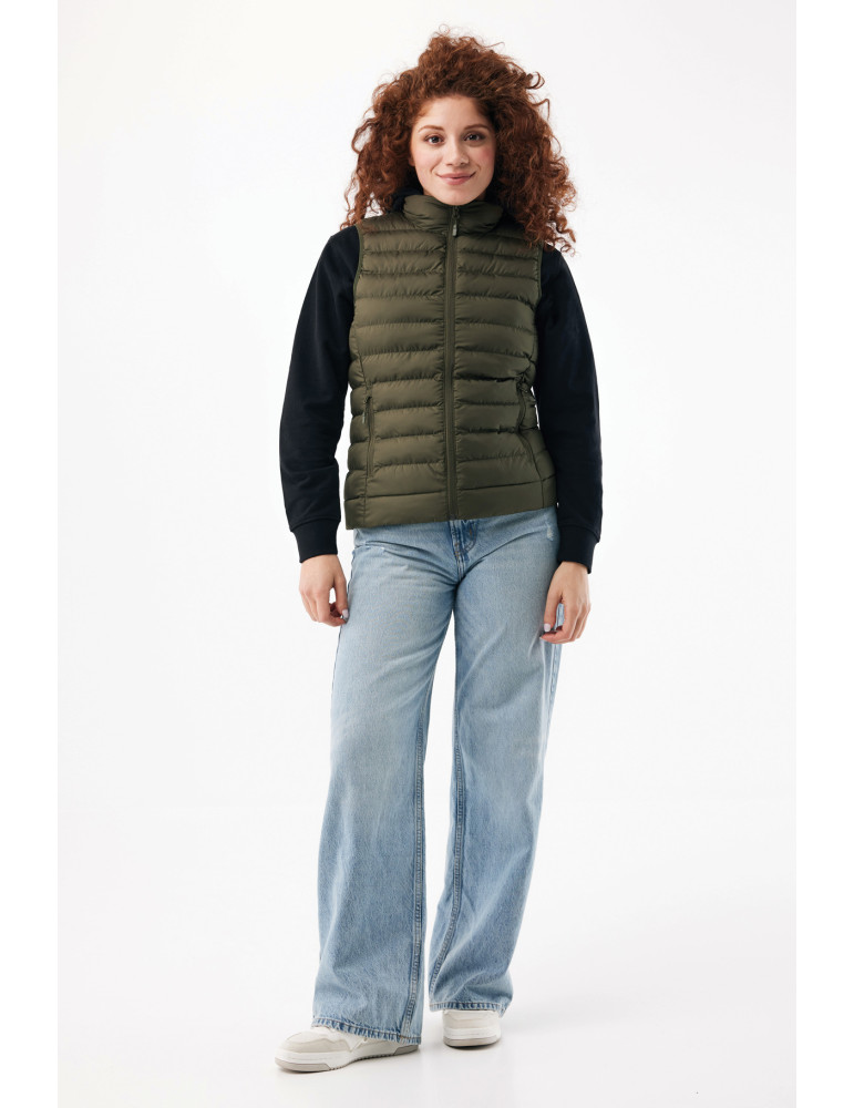 Bodywarmer femme IQONIQ Meru en polyester recyclé personnalisable