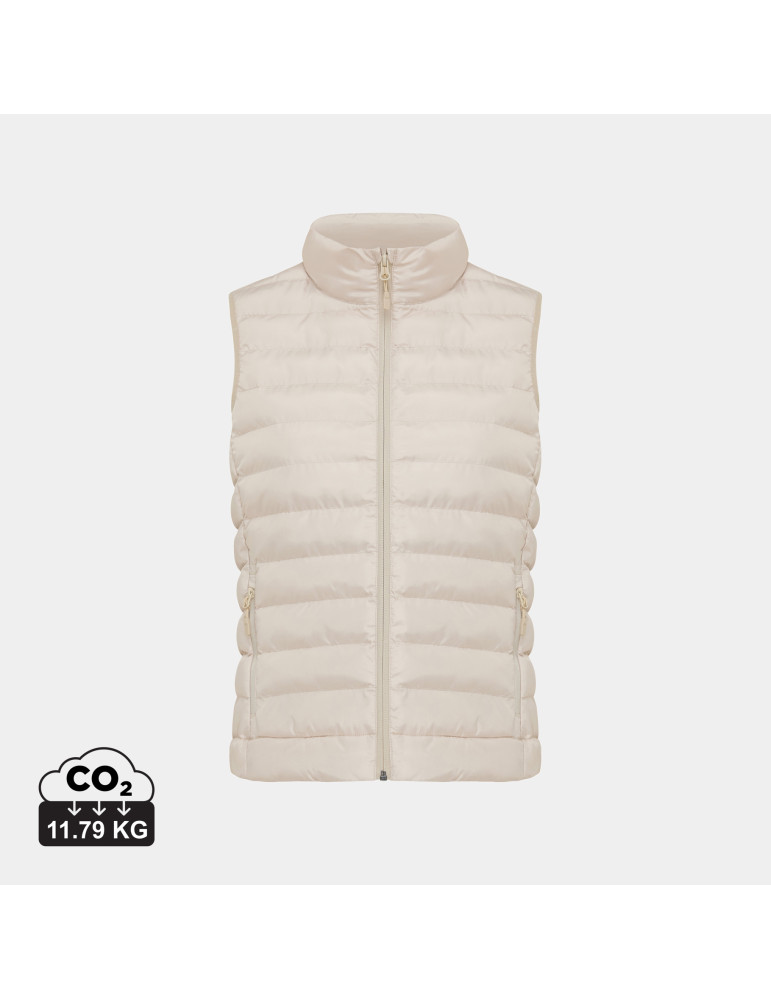 Bodywarmer femme IQONIQ Meru en polyester recyclé personnalisable