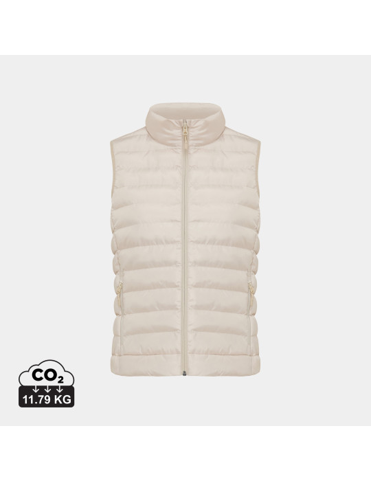 Bodywarmer femme IQONIQ Meru en polyester recyclé personnalisable