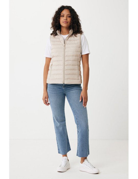 Bodywarmer femme IQONIQ Meru en polyester recyclé personnalisable