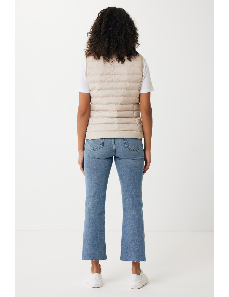 Bodywarmer femme IQONIQ Meru en polyester recyclé personnalisable