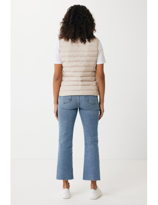 Bodywarmer femme IQONIQ Meru en polyester recyclé personnalisable