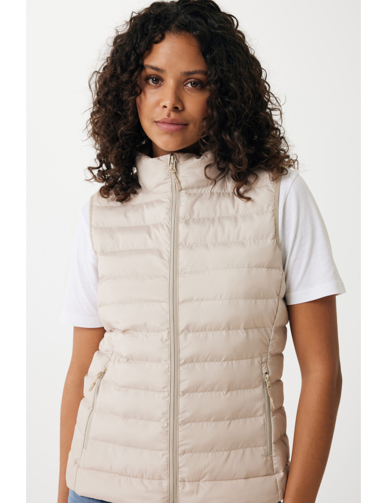 Bodywarmer femme IQONIQ Meru en polyester recyclé personnalisable