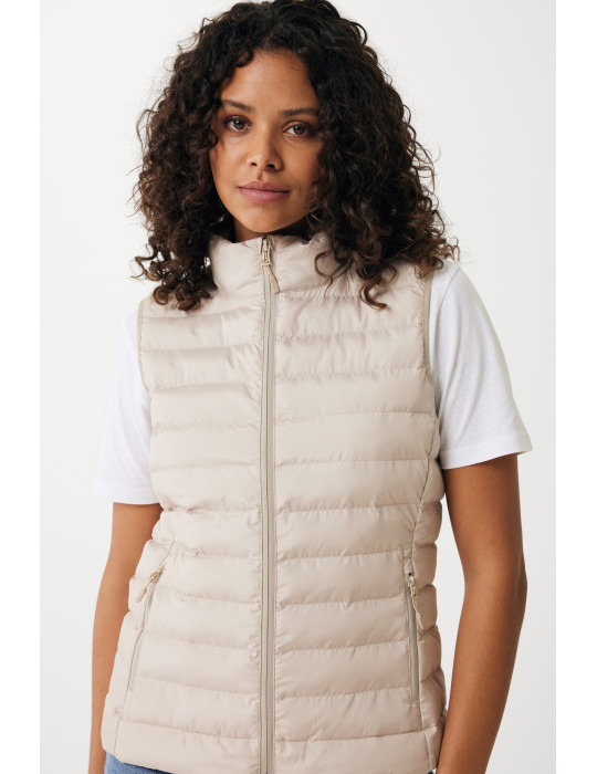 Bodywarmer femme IQONIQ Meru en polyester recyclé personnalisable