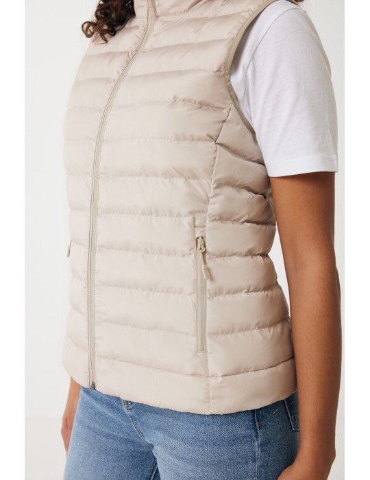 Bodywarmer femme IQONIQ Meru en polyester recyclé personnalisable