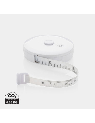 Mètre ruban de tailleur en plastique recyclé RCS personnalisable