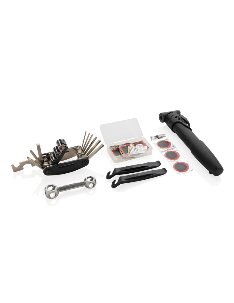 Kit de réparation vélo avec outil multifonction personnalisable