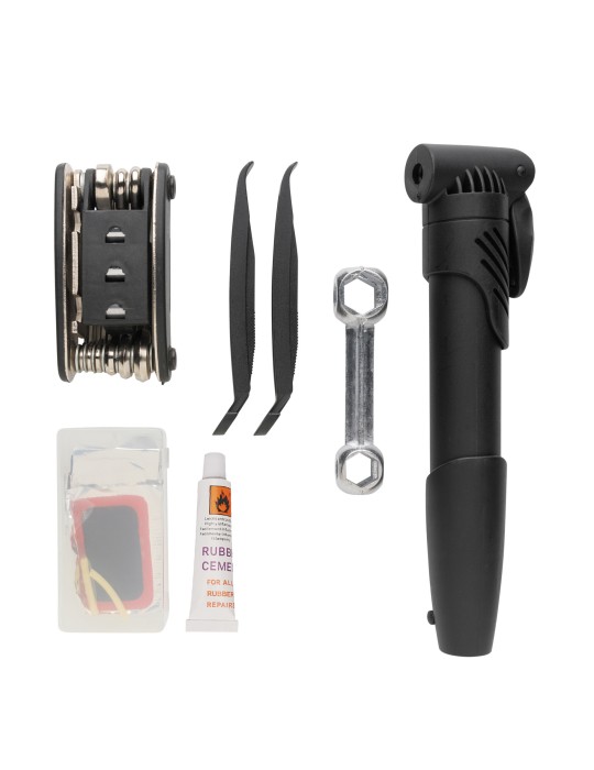 Kit de réparation vélo avec outil multifonction personnalisable