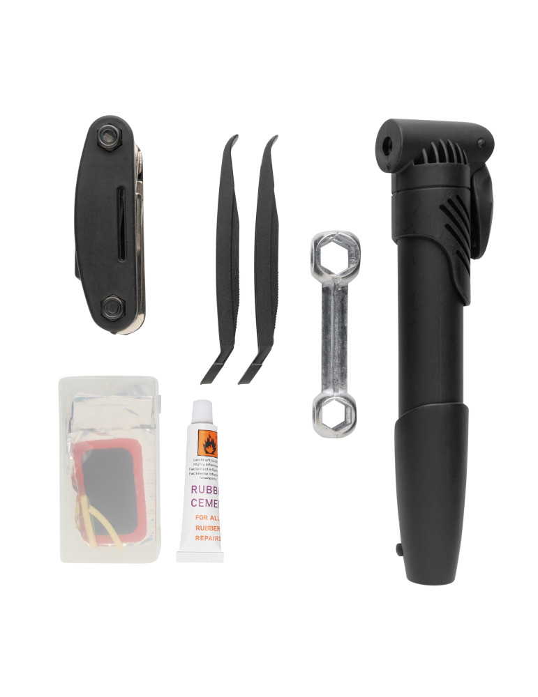 Kit de réparation vélo avec outil multifonction personnalisable