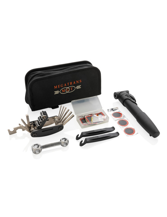 Kit de réparation vélo avec outil multifonction personnalisable