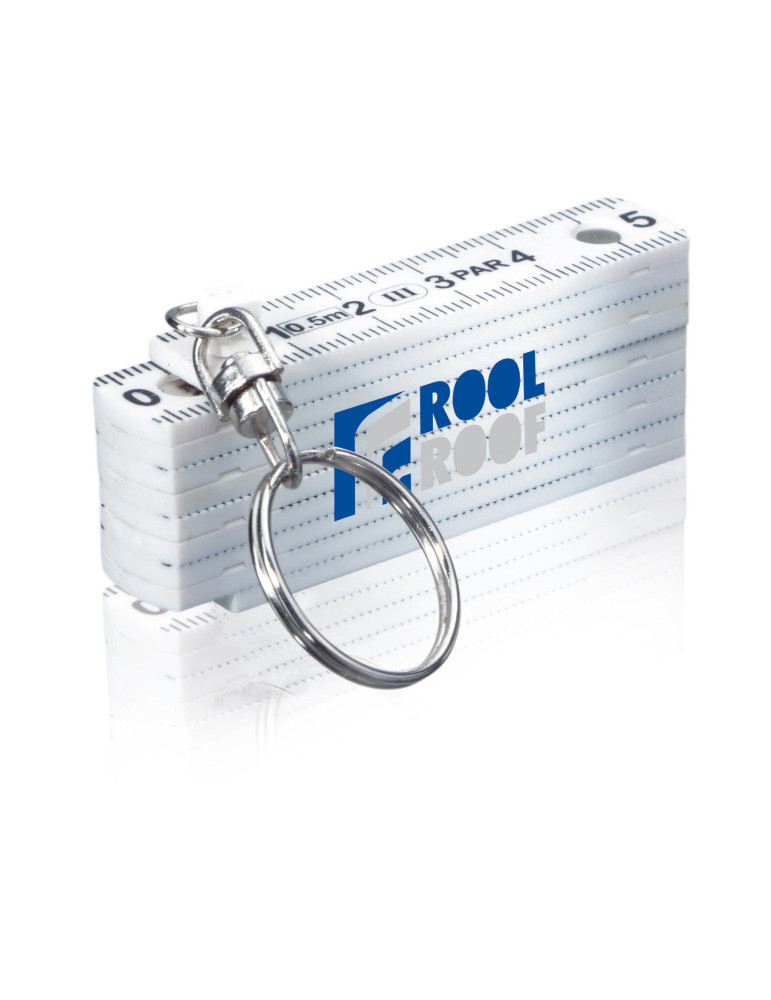 Mini règle pliable porte-clés personnalisable