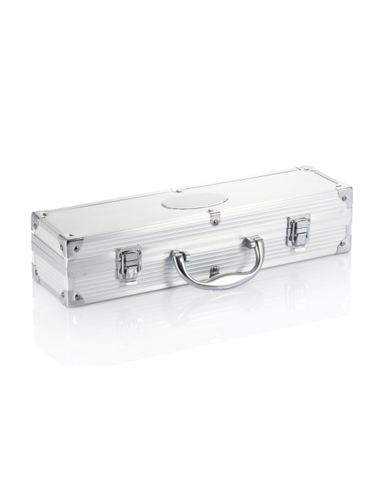 Coffret barbecue 3 accessoires en inox personnalisable