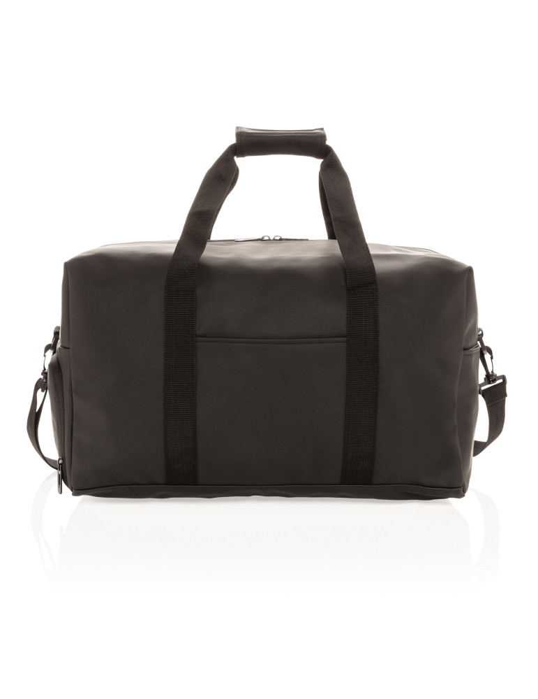 Sac week-end en PU doux à poche chaussures personnalisable