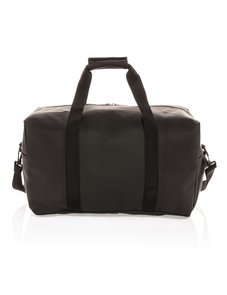 Sac week-end en PU doux à poche chaussures personnalisable