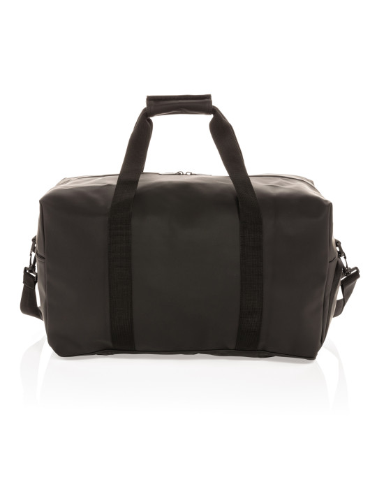 Sac week-end en PU doux à poche chaussures personnalisable