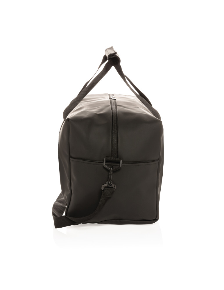 Sac week-end en PU doux à poche chaussures personnalisable