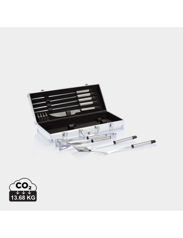 Coffret barbecue 12 accessoires en inox personnalisable