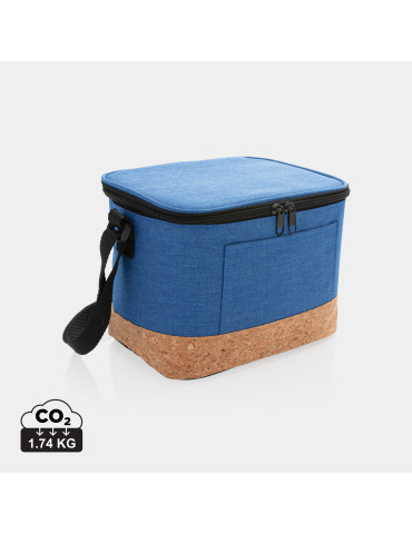 Sac isotherme 6 canettes avec détail liège personnalisable