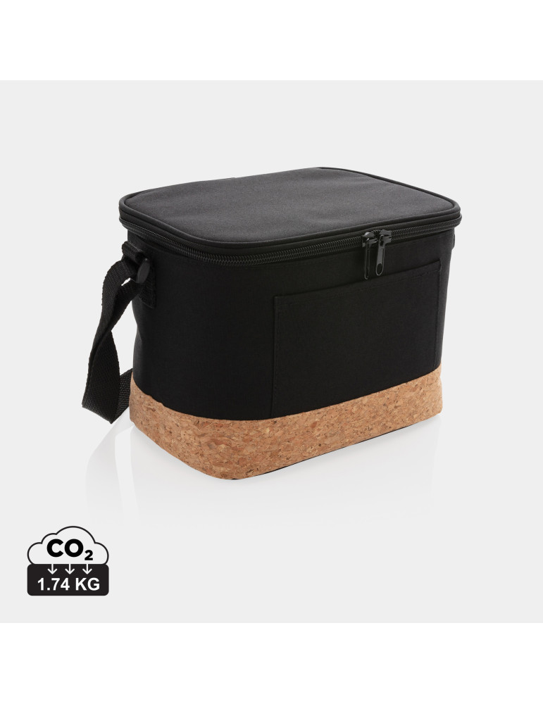 Sac isotherme 6 canettes avec détail liège personnalisable