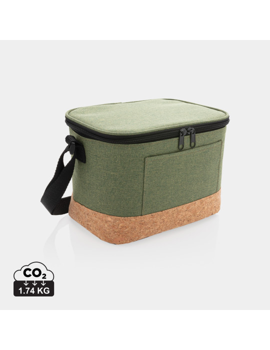 Sac isotherme 6 canettes avec détail liège personnalisable