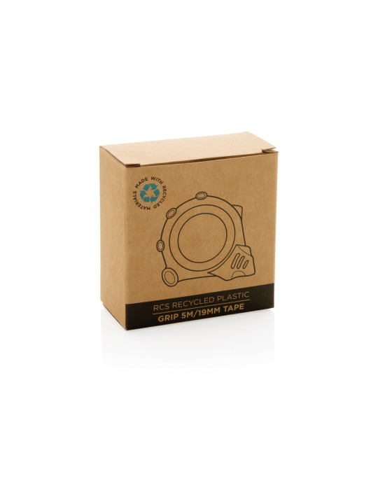 Mètre ruban Grip 5M/19mm en plastique recyclé RCS personnalisable