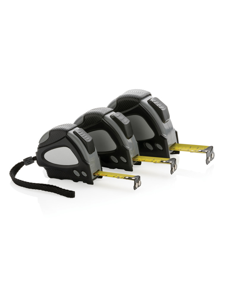 Mètre ruban Auto stop 3M/16mm en plastique recyclé RCS personnalisable
