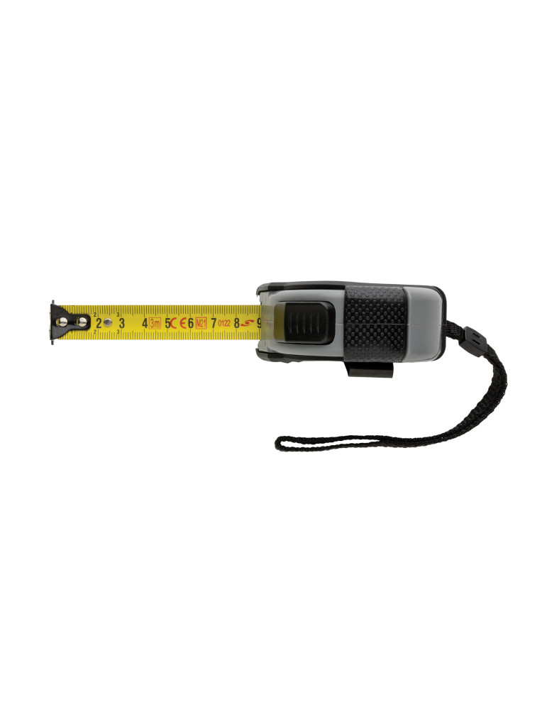 Mètre ruban Auto stop 3M/16mm en plastique recyclé RCS personnalisable