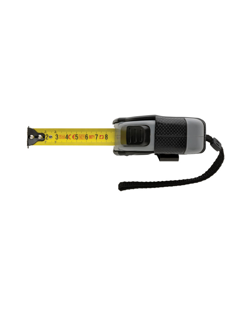Mètre Auto Stop 5 m en ABS recyclé RCS personnalisable