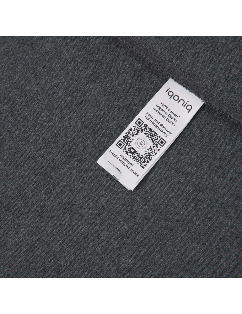 T-shirt non teinté IQONIQ Manuel coton 180 g/m² personnalisable