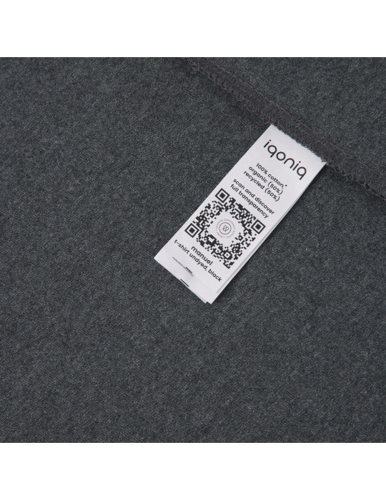 T-shirt non teinté IQONIQ Manuel coton 180 g/m² personnalisable