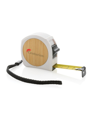 Mètre 5 m bambou et ABS recyclé RCS personnalisable 2