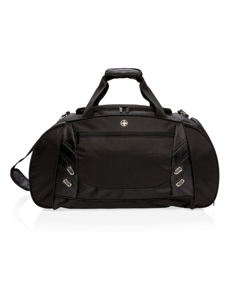 Sac sport week-end Swiss Peak à ouverture en U personnalisable